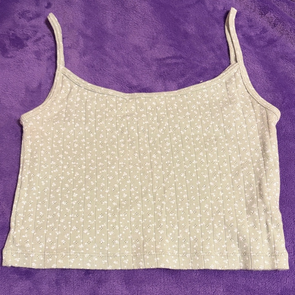 Brandy Melville Floral Tank Top
